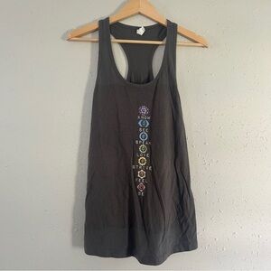 🦋 Next Level Apparel Gray Relaxed Tank Top Chakra Casual Large